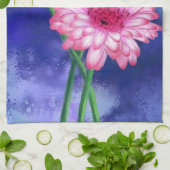 Gerberas keukenhanddoek Mooie bloemen (Gevouwen)