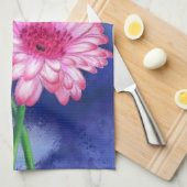 Gerberas keukenhanddoek Mooie bloemen (Quarter Fold)