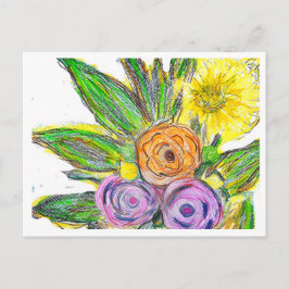 Gerbera's Madeliefje Briefkaart