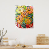 Gerberas Poster (Keuken)