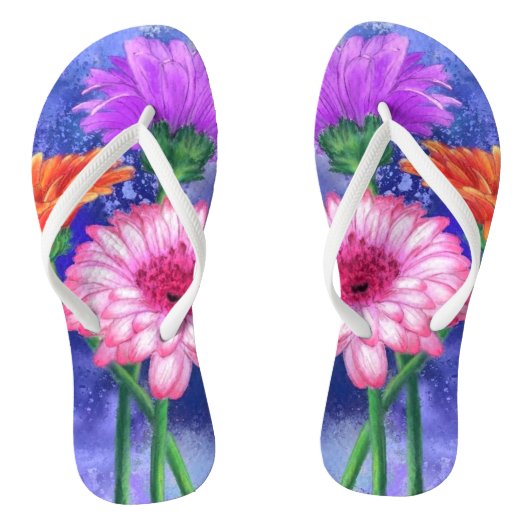 Gerberas Teenslippers (Voetbed)