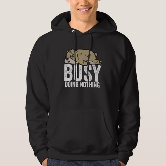 Gerbil Busy Doing Nothing Shirt Lazy Tee Boys Girl (Voorkant)