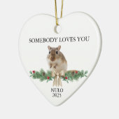 Gerbil Cadeau Kerst Gerbil Ornament Gerbil Kerstmi (Links)