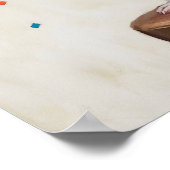 Gerbil & confetti poster (Hoek)