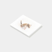 Gerbil Cute Baby Animal Pet Gerbils Sjabloon Post-it® Notes (Schuin)