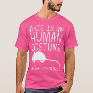 Gerbil Easy Halloween Human Gnawer Diy Diy T-shirt