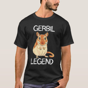 Gerbil Legend woestijndier knaagdier Rat Gerbil Ei T-shirt
