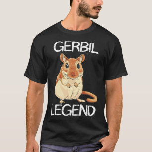 Gerbil Legend woestijndier knaagdier Rat Gerbil Ei T-shirt