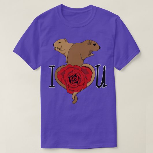 Gerbil liefde Licht T-shirt (Design voorkant)