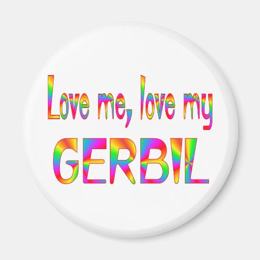 Gerbil Love Magneet (Voorkant)