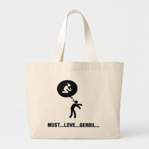 Gerbil Lover Grote Tote Bag
