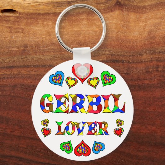 Gerbil Lover Sleutelhanger (Voorkant)
