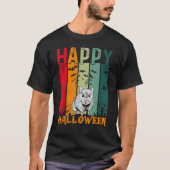 Gerbil Meisjes Jongens Retro Stijl Halloween Diner T-shirt (Voorkant)
