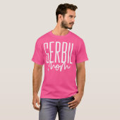 Gerbil Mom Schattige Mama T-shirt (Voorkant volledig)