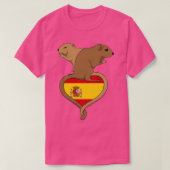 Gerbil Spanje licht T-shirt (Design voorkant)