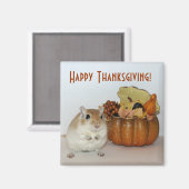 Gerbil Thanksgiving magneet (Voorkant / Achterkant)