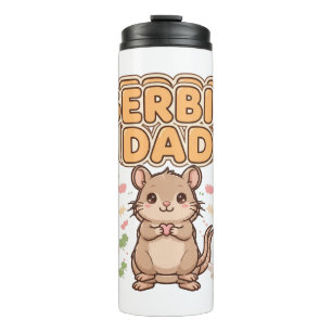 Gerbil Vader Kawaii Thermische Tumbler Thermosbeker