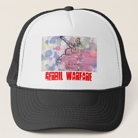 GERBIL WARFARE TRUCKER PET (Voorkant)