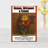 Gerbil Without a Cause Filmparodie Kaart (Gele Bloem)