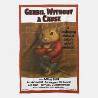 Gerbil Zonder een Oorzaak Filmparodie Theedoek