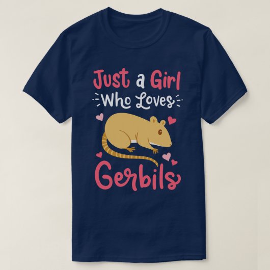 Gerbils Gerbil Lover 1 T-shirt (Design voorkant)