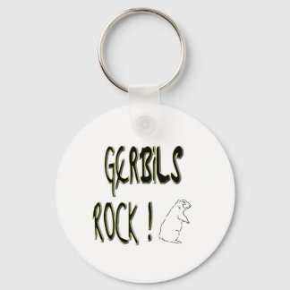 Gerbils Rock. Button Sleutelhanger