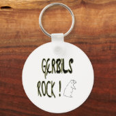 Gerbils Rock. Button Sleutelhanger (Voorkant)