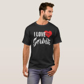 Gerbils voor knaagdierliefhebbers t-shirt (Voorkant volledig)