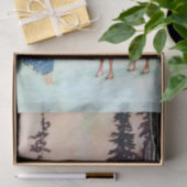 Gerda en de rendiervis, sneeuwkoningin Fairy Tale Tissuepapier (Geschenk)