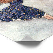 Gerda en de rendiervis van Edmund Dulac Poster (Hoek)