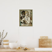 Gerda & Lili #2 Art Deco Afdrukken 16 x 20 Poster (Keuken)