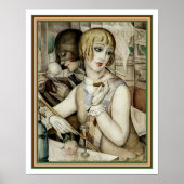 Gerda & Lili #2 Art Deco Afdrukken 16 x 20 Poster (Voorkant)