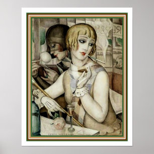 Gerda & Lili #2 Art Deco Afdrukken 16 x 20 Poster