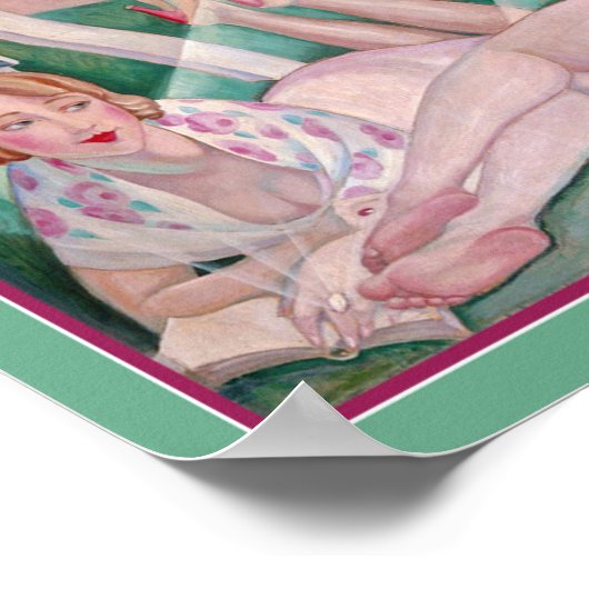 Gerda Wegener: "Een zomerdag" Poster (Hoek)