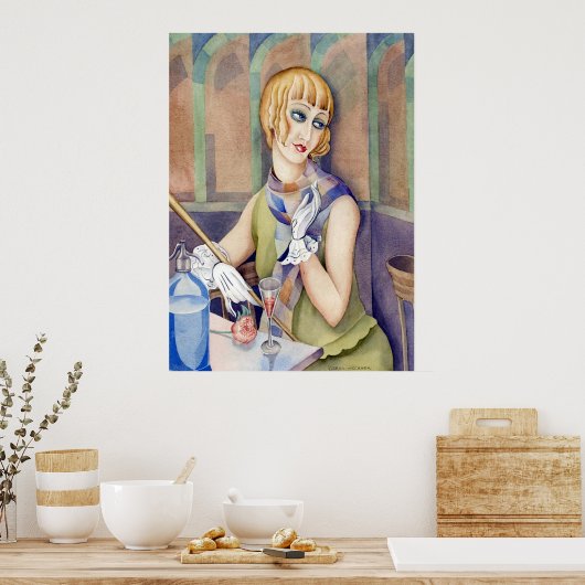 Gerda Wegener Lili Elbe Poster (Keuken)