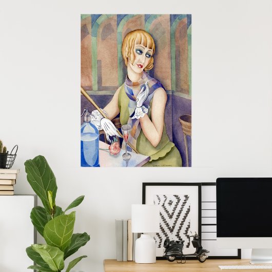 Gerda Wegener Lili Elbe Poster (Thuiskantoor)