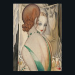 Gerda Wegener - Op de spiegel Art Déco Poster<br><div class="desc">Datum: 1928. Bij de Mirror door de Deense kunstenaar Gerda Wegener. Stijl: Art Nouveau (modern),  Art Deco.</div>