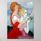 Gerda Wegener - Sur la Route d'Anacapri, Art Déco Poster (Voorkant)