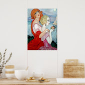 Gerda Wegener - Sur la Route d'Anacapri, Art Déco Poster (Keuken)