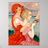 Gerda Wegener - Sur la Route d'Anacapri Poster (Voorkant)