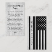 Gerechtelijke functionaris Gepensioneerde Garde Visitekaartje (Voorkant / Achterkant)