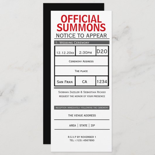 GERECHTELIJKE RAMPENBERICHT OM EEN NIEUWWBURGING T KAART (Voorkant / Achterkant)