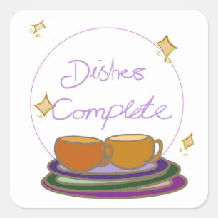 Gerechten Complete Sticker