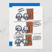 Gerechten en uitnodigen voor een feestje kaart (Voorkant / Achterkant)