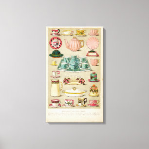 gerechten olieverfschilderij canvas afdruk