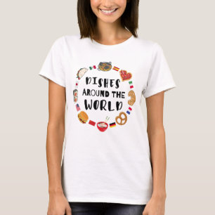 Gerechten over de hele wereld t-shirt