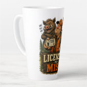 Gerechtigd om te missen latte mok (Linkerhoek)