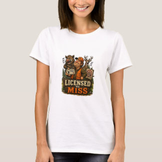 Gerechtigd om te missen t-shirt