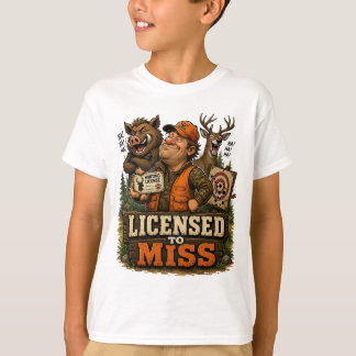 Gerechtigd om te missen t-shirt