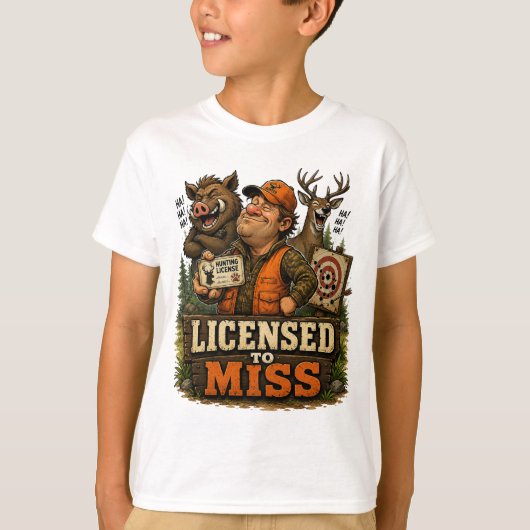 Gerechtigd om te missen t-shirt (Voorkant)